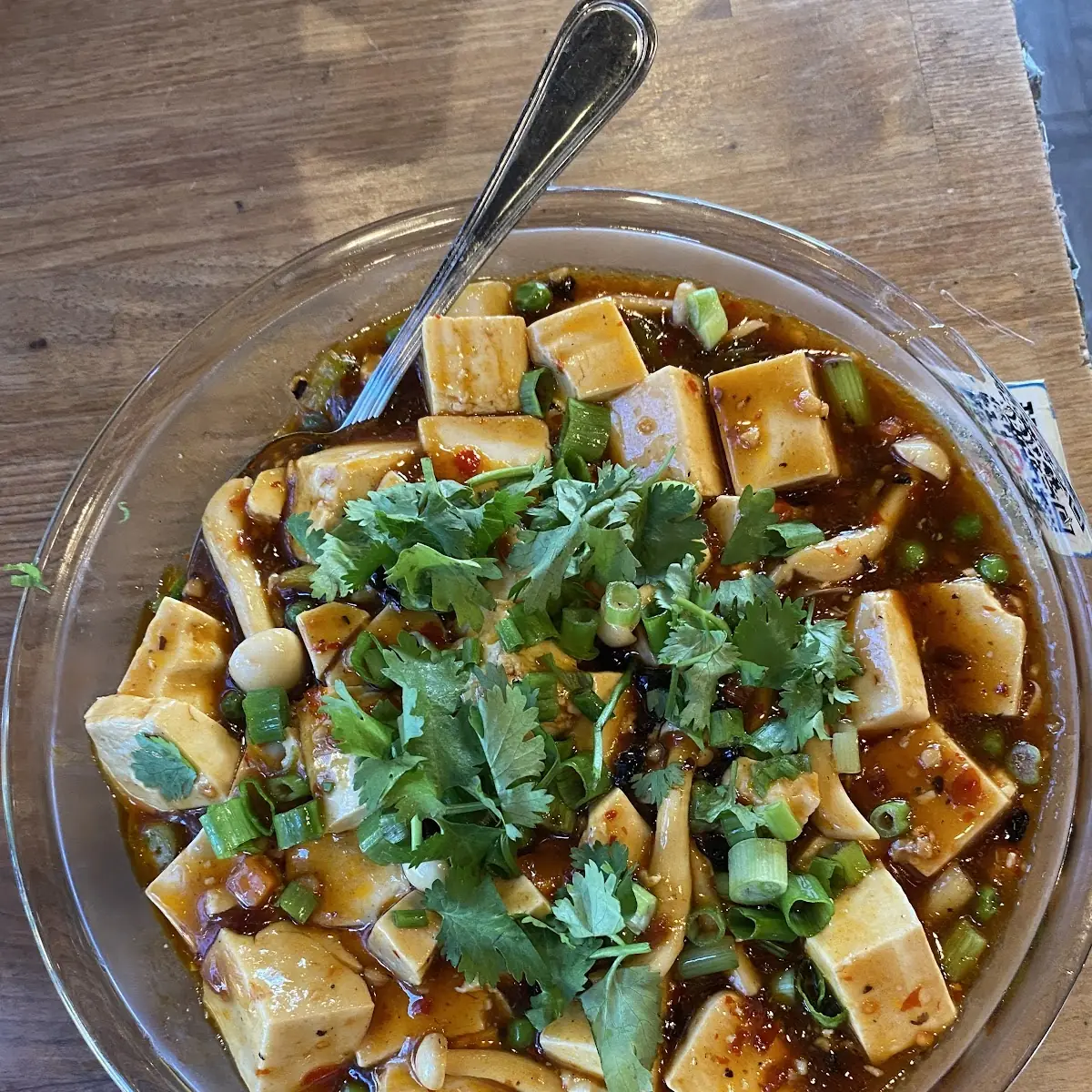 mushroom mapo tofu 麻婆豆腐
